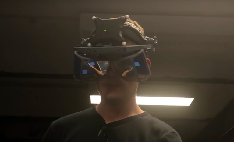 Видео: настольный теннис в очках Leap Motion