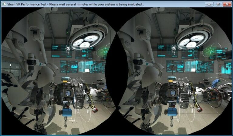 SteamVR Performance Test поможет понять, насколько ваш компьютер готов к виртуальной реальности