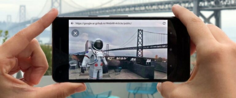 Article — демо-проект браузерной дополненной реальности от Google