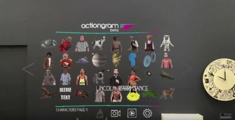 Видео: взаимодействие с HoloLens на примере приложения Actiongram
