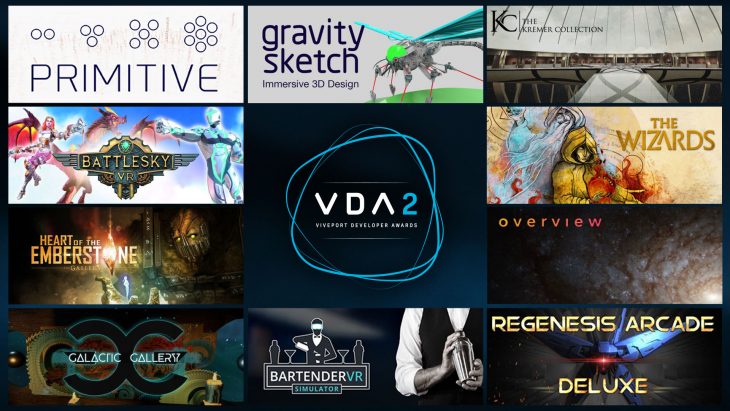 HTC представила 10 номинантов Vive Developer Awards 2018