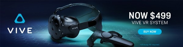 Vive Pro стоят $799 без контроллеров и базовых станций, Vive подешевели до $499