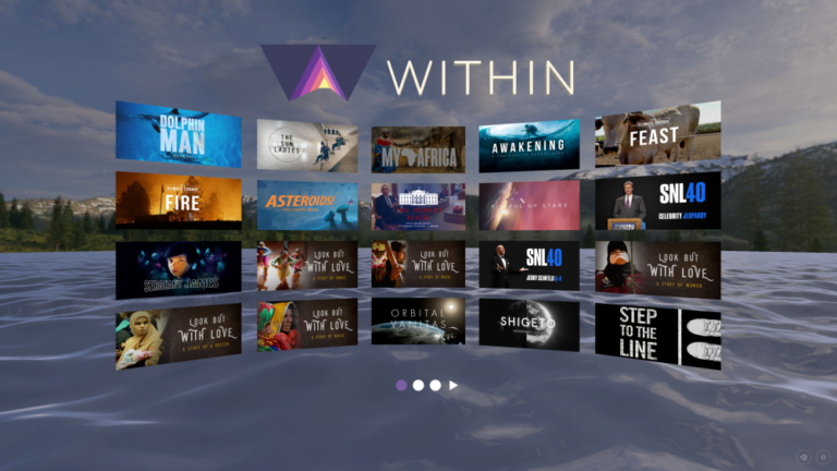 Новый сайт Within работает на WebVR и сделан вместе с Mozilla