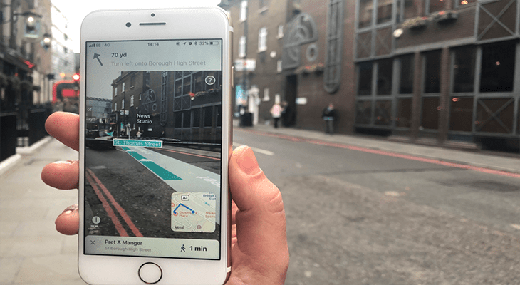 Blippar выпустила навигатор дополненной реальности на ARKit