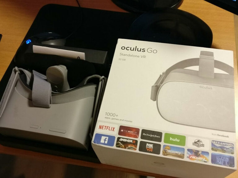 Фото упаковки Oculus Go обещает больше 1000 приложений, игр и фильмов