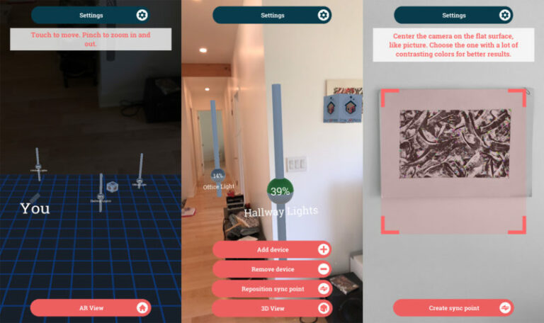 Приложение Smart AR Home управляет умным домом в дополненной реальности