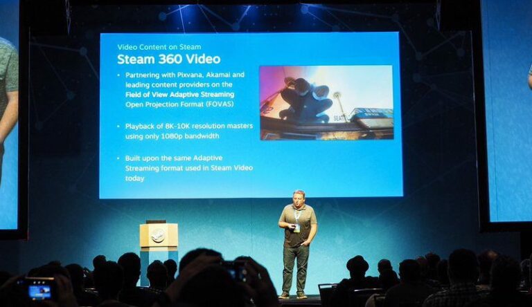 Steam будет транслировать ВР-видео в 8-10K