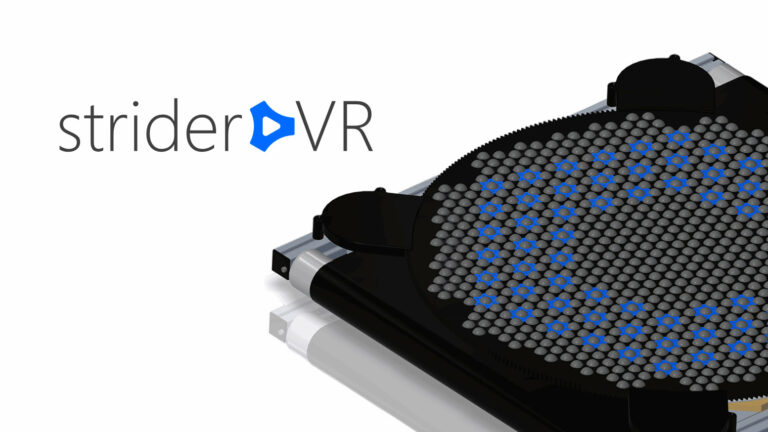 Всенаправленная дорожка Strider VR сделана из беговой дорожки, шариков и Kinect