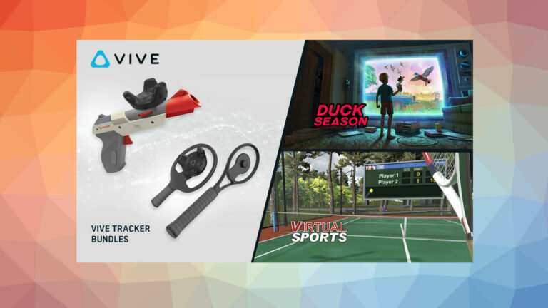 HTC анонсировала потребительский релиз Vive Tracker и трёх наборов с ними