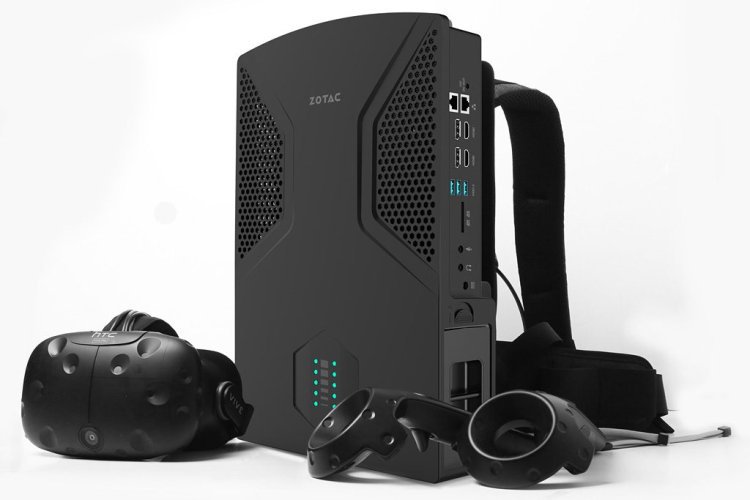 Zotac представила рюкзак-ПК VR GO на Core i5 и GeForce GTX 1070