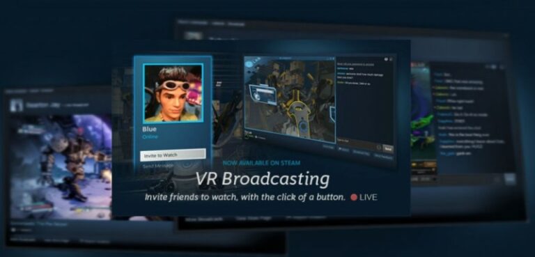 Valve добавила в SteamVR возможность транслировать игры в прямом эфире