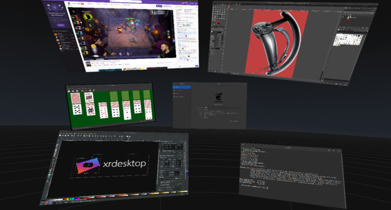 Проект xrdesktop приносит многооконную виртуальную реальность на Linux
