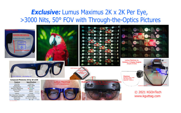 Прототип волновода Lumus Maximus показывает одно из лучших изображений на рынке
