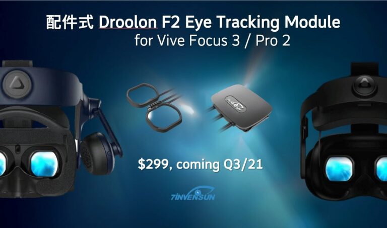 Vive Pro 2 и Vive Focus 3 совместимы с окулографическим модулем 7invensun