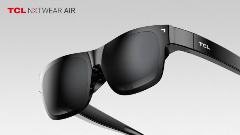 TCL анонсировала Nxtwear Air, смарт-очки на замену монитору в дороге