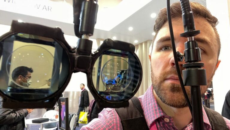 AntVR продемонстрировала прозрачную оптическую систему с затемнением для виара