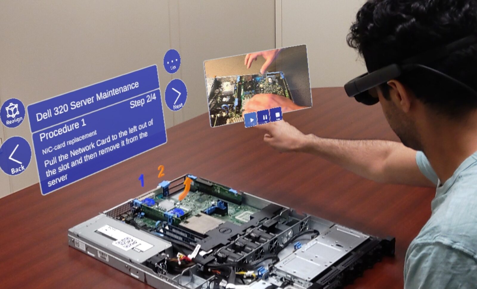 Arvizio AR Instructor освоил жесты, конференц-связь и добавил интерактивности моделям в инструкциях