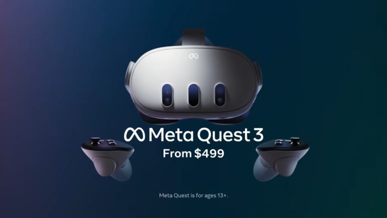 Quest 3 представлены официально: новый чип, цветная смешанная реальность и тканевый ремешок за $500