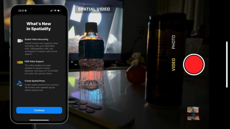 Spatialify поможет записать для Vision Pro пространственное видео в 4K и на 60 к/с