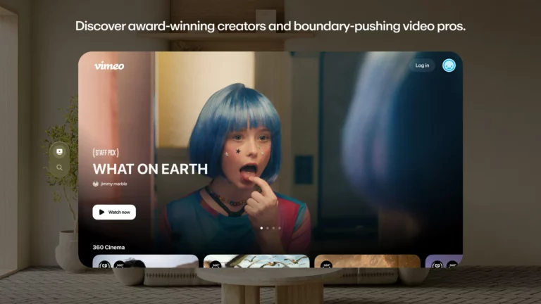 Vimeo выпустил приложение для Vision Pro с поддержкой Apple Immersive Video