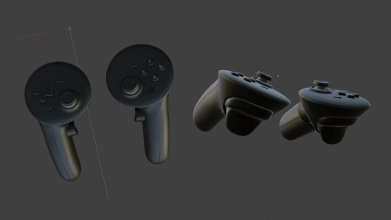 В SteamVR нашли 3D-модели новых контроллеров Valve. Возможно, для очков Deckard