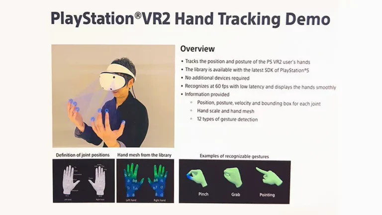 Sony показала отслеживание рук на PlayStation VR2 и заявила, что функция уже работает в SDK