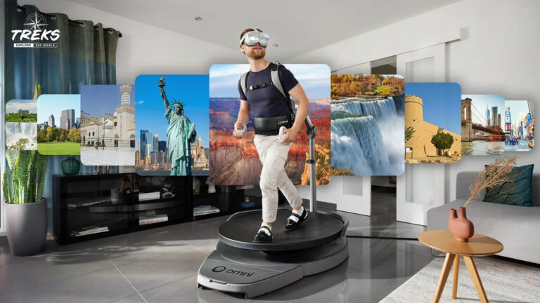 Virtuix сделала TREKS, приложение для виртуальных прогулок на дорожке Omni One